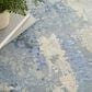 Nourison Silk Shadows 8"6" x 11"6" Blue, Grey and Ivory Area Rug, , large