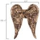 Creative Coop 17" x 22.5" Driftwood Angel Wings Wall Decor in Brown, , large