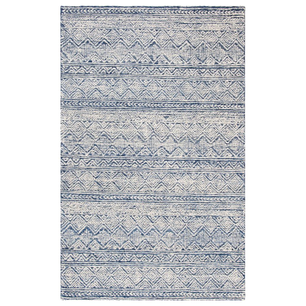 Safavieh Abstract 5' x 8' Blue and Ivory Area Rug, , large