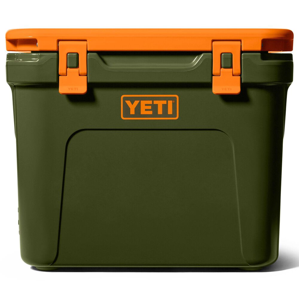 YETI Roadie 32 Wheeled Cooler in Olive and King Crab Orange, , large