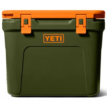YETI Roadie 32 Wheeled Cooler in Olive and King Crab Orange, , large