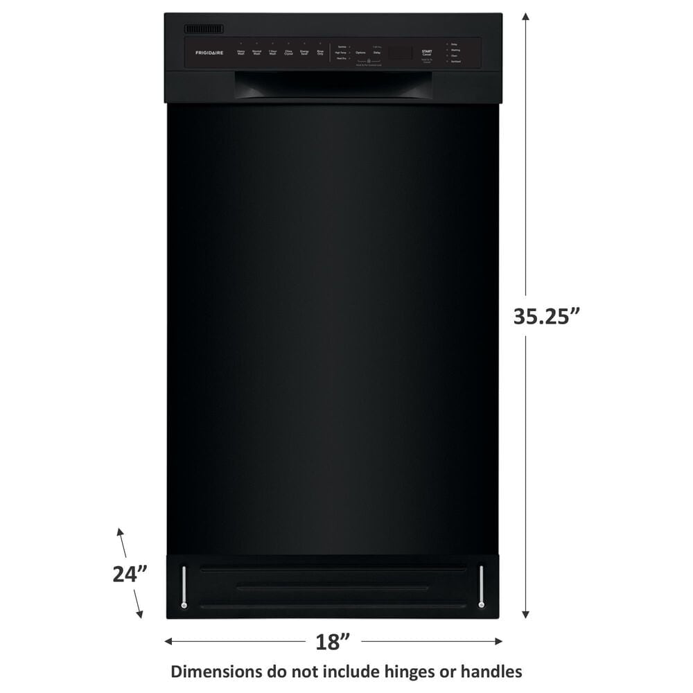 Frigidaire 18&quot; Built-In Dishwasher in Black, , large