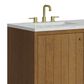 James Martin Hudson 60" Double Bathroom Vanity in Honey Oak with 3 cm Ethereal Noctis Silestone Top, Rectangular Sinks and FreePower Wireless Charger, , large