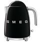 Smeg 7-Cup Stainless Steel Retro Style Electric Kettle in Black, , large