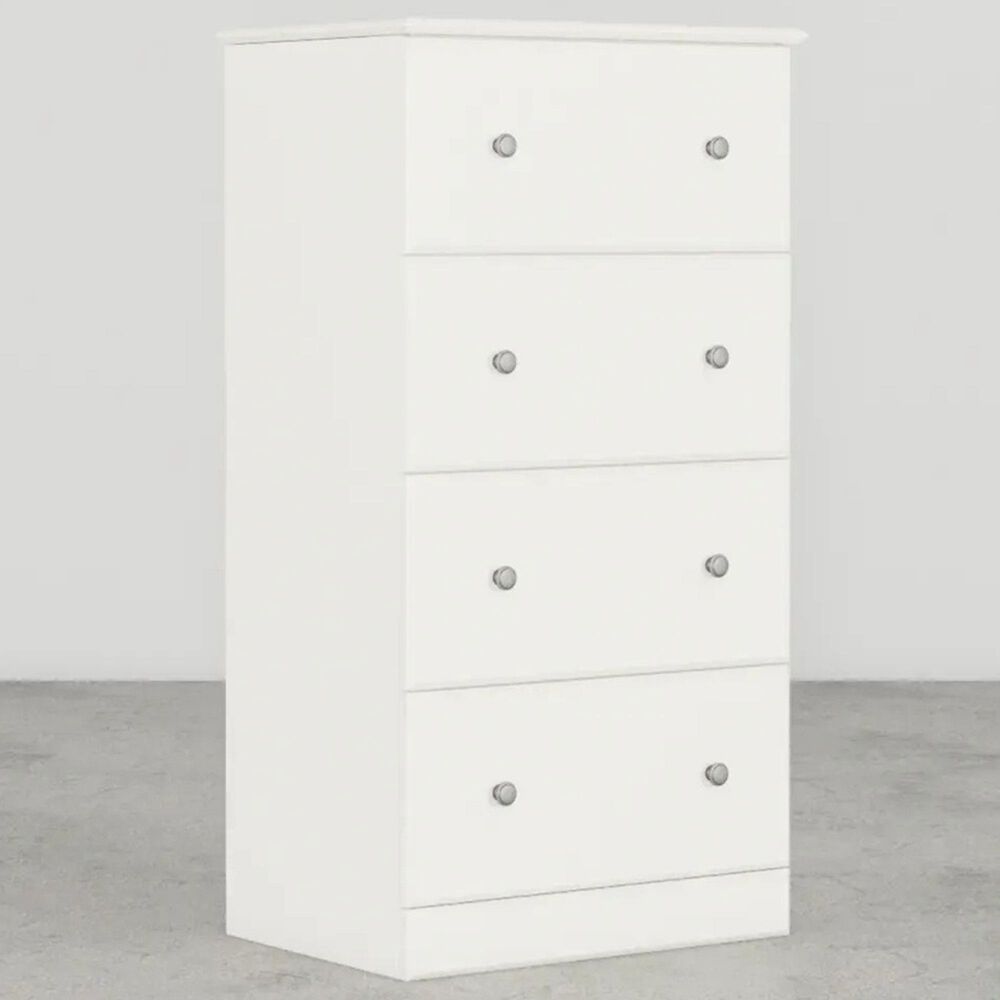 Lemoore Essential 23&quot; 4-Drawer Chest in Rockport White, , large
