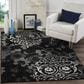 Safavieh Adirondack ADR114A-3 3" x 5" Black/Silver Area Rug, , large