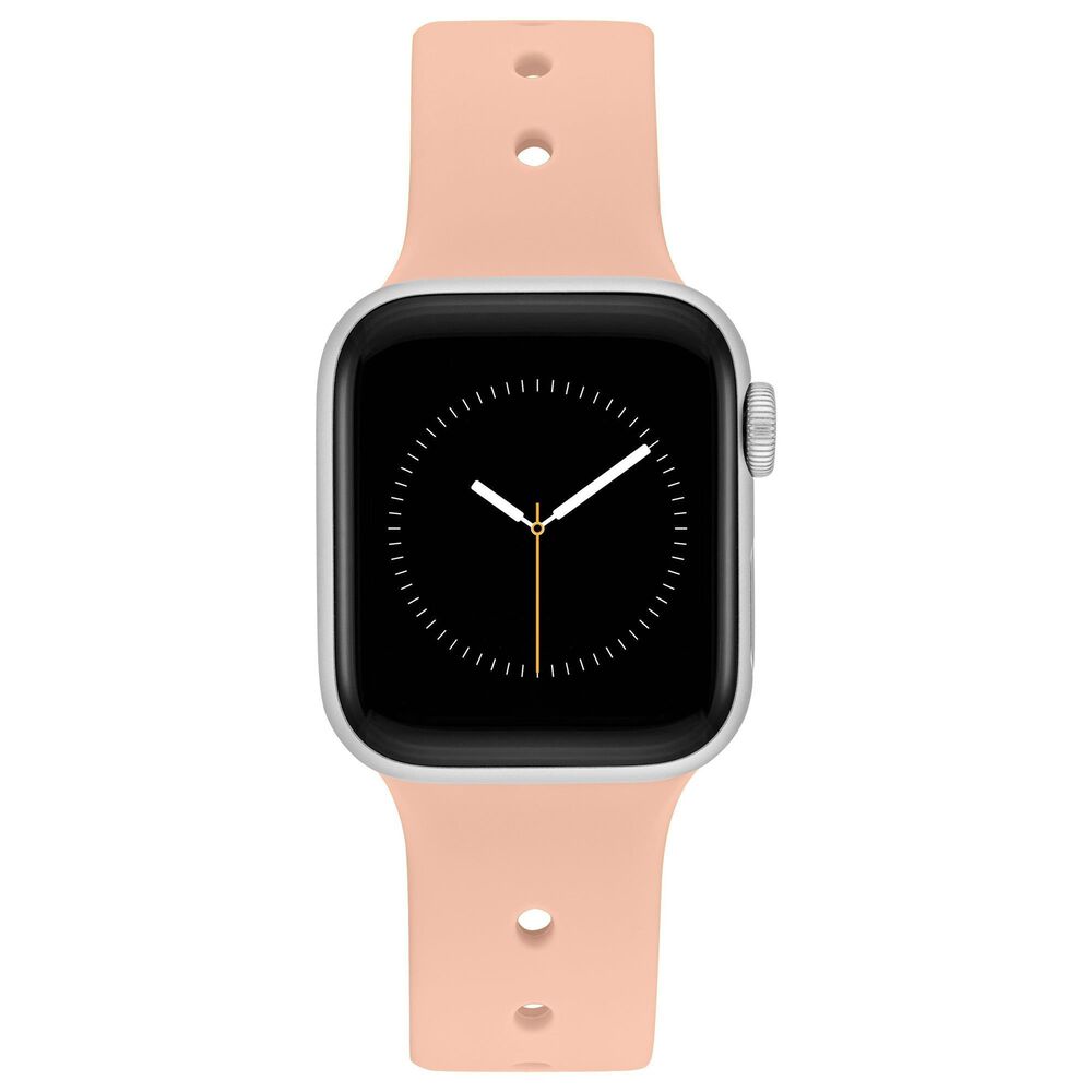 WITHit Band Candy Smooth Silicone Strap for 38/40/41 Apple Watch in Sweet Pink, , large
