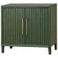 Rustic Root Riley Small Storage Cabinet in Green, , large