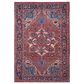Feizy Rawlins 5"3" x 7"6" Red and Navy Area Rug, , large