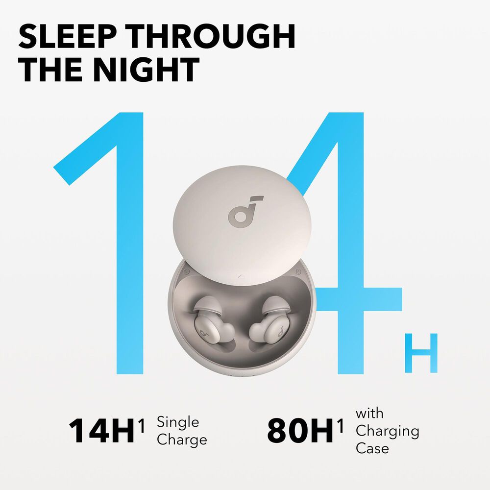 Anker Soundcore Sleep A20 Wireless Earbuds in Off White, , large