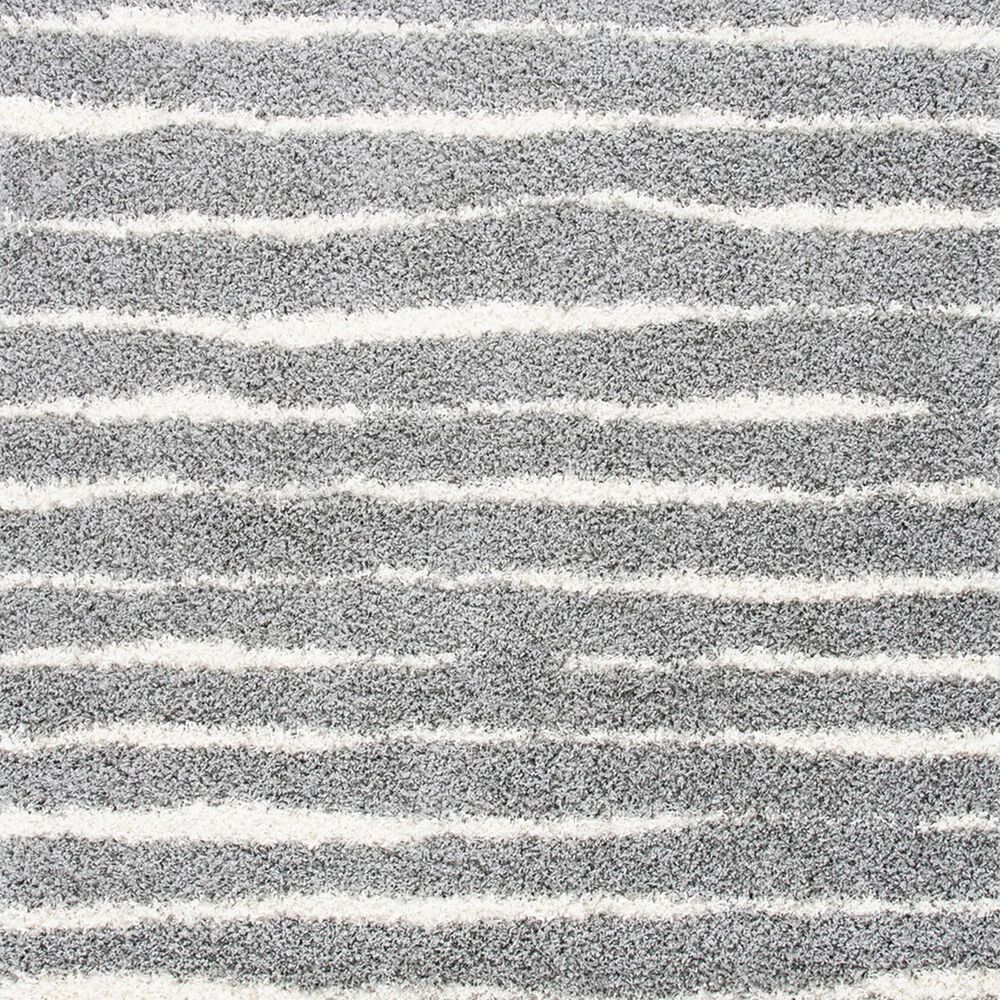 Safavieh Venus Shag VNS603J 6&#39; x 9&#39; Grey and Ivory Area Rug, , large