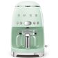 Smeg 47.34 Oz Drip Coffee Maker in Pastel Green and Polished Chrome, , large