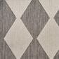 Nourison Positano Geometric Charcoal 4" x 6" Indoor/Outdoor Area Rug, , large