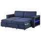 Modern Market Pull-out Sofa Bed in Navy, , large