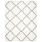 Safavieh Parma Shag PMA521A 8" x 10" Cream and Grey Area Rug, , large