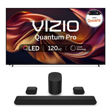 VIZIO 75 Quantum Pro 4K QLED Smart TV w/ 5.1 Soundbar, , large