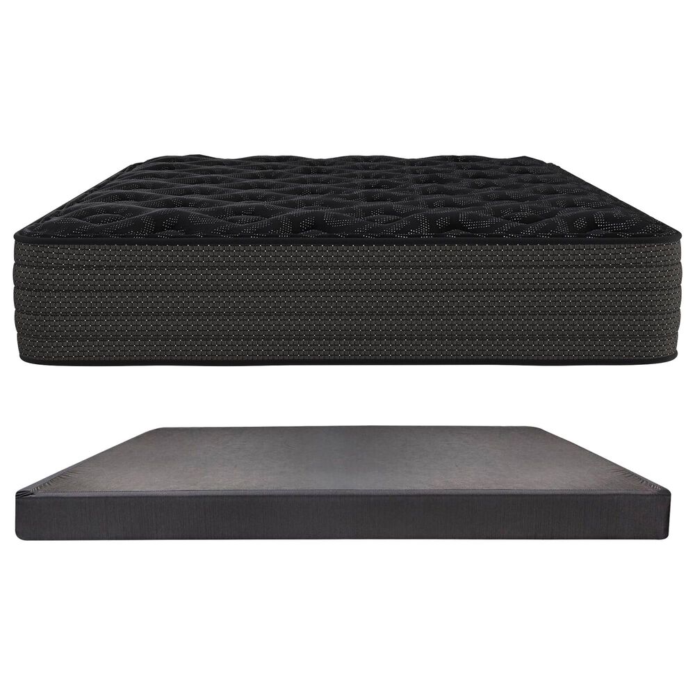 Estate Medium Twin Mattress with Low Profile Box Spring, , large