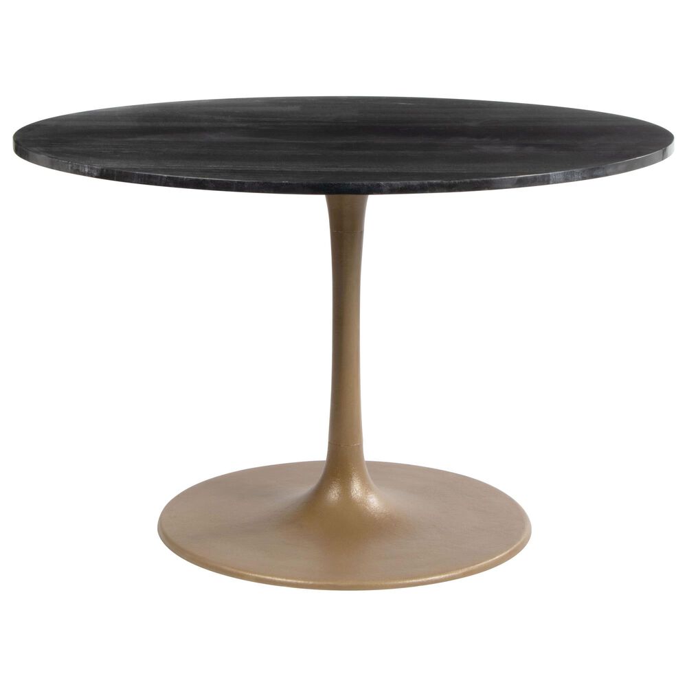 Zuo Modern Taj Dining Table in Black and Gold, , large