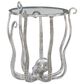 Linon Home Decor Octiana Octopus End Table in Silver, , large