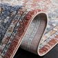 Safavieh Jasmine 2"2" x 9" Rust and Blue Runner, , large
