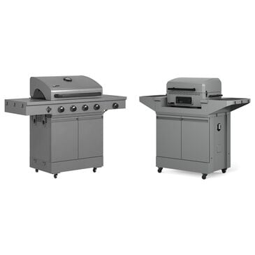 Tytus Anaheim and Emberwood 3-Piece Modular Duo with Tabletop Grill and Griddle in Gunmetal Gray, , large