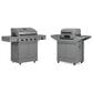 Tytus Anaheim and Emberwood 3-Piece Modular Duo with Tabletop Grill and Griddle in Gunmetal Gray, , large