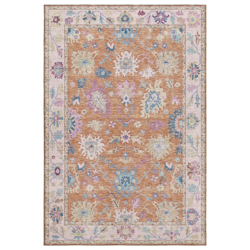 Dalyn Rug Company Hatay 3" x 5" Orange Area Rug, , large