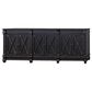 Rustic Root Classic Callison X-Door Console in Golden Black, , large