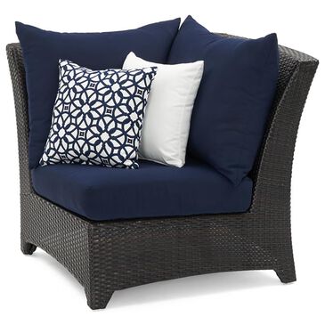 RST Brands Deco Sunbrella Patio Corner Chair in Navy Blue, , large