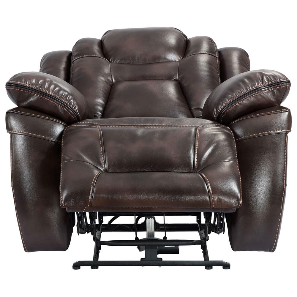 Steve Silver Oportuna Dual-Power Recliner in Coffee, , large