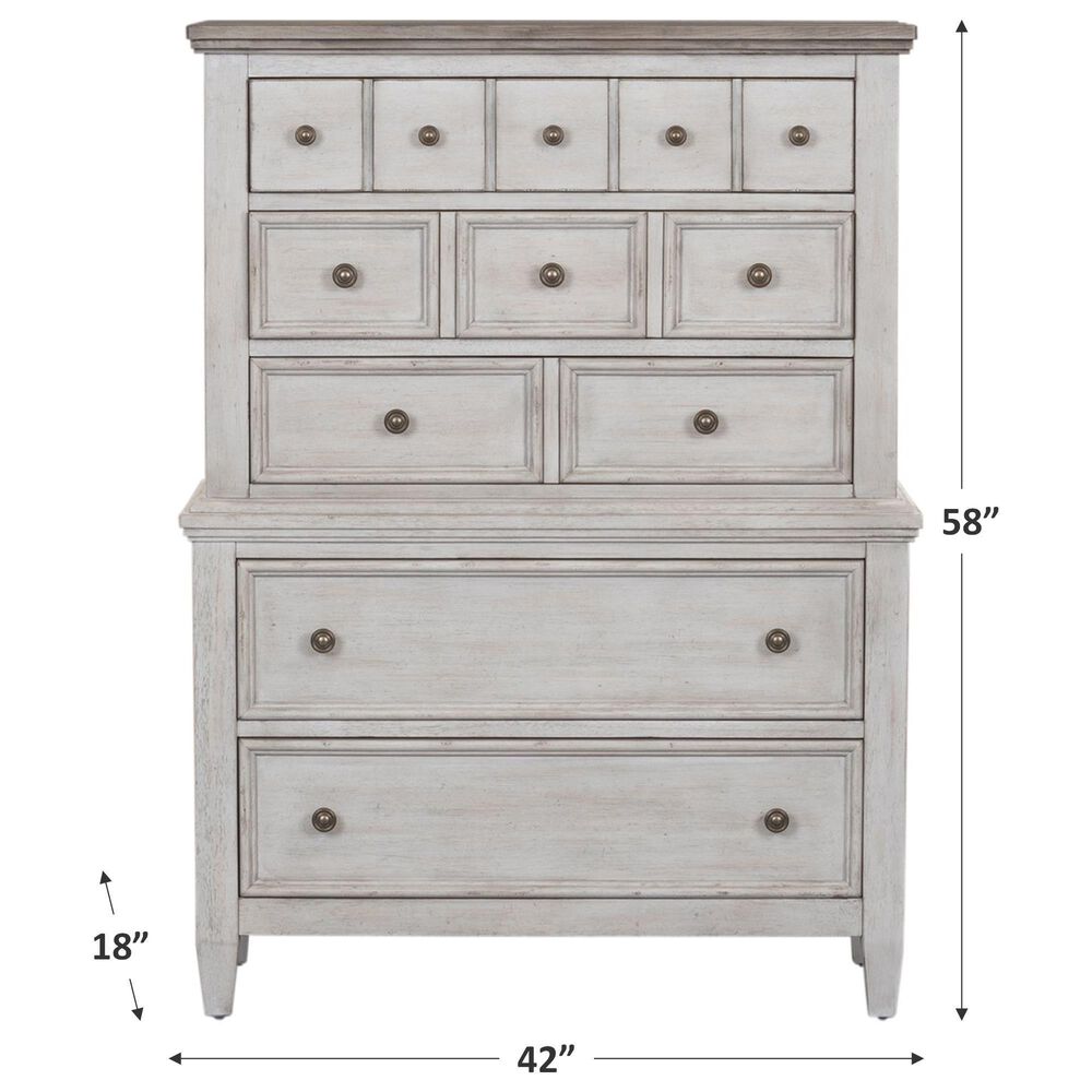 Belle Furnishings Heartland Chest in Antique White, , large