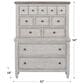 Belle Furnishings Heartland Chest in Antique White, , large