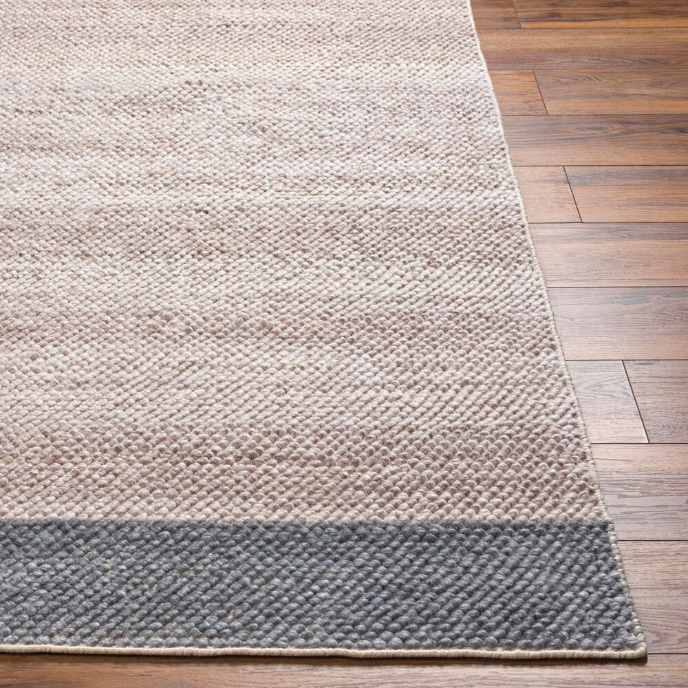 Surya Reika REK-2308 5&#39; x 7&#39;6&quot; Light Gray, Denim and Brown Area Rug, , large