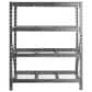 Gladiator 60" Wide Heavy Duty Rack with Four 18" Deep Shelves in Hammered Granite, , large