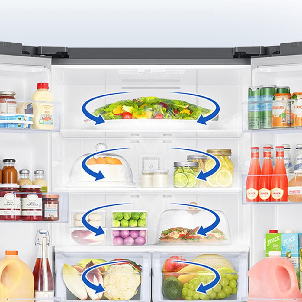 Samsung 22 Cu. Ft. Smart French Door Refrigerator in Stainless Steel, , large