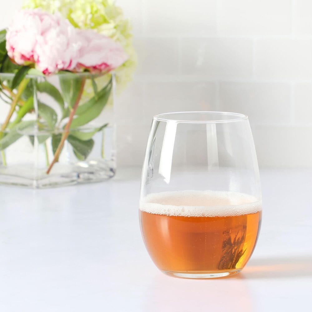 Gibson Home Barrow 4-Piece 19 Oz Stemless Wine Glass Set in Clear, , large