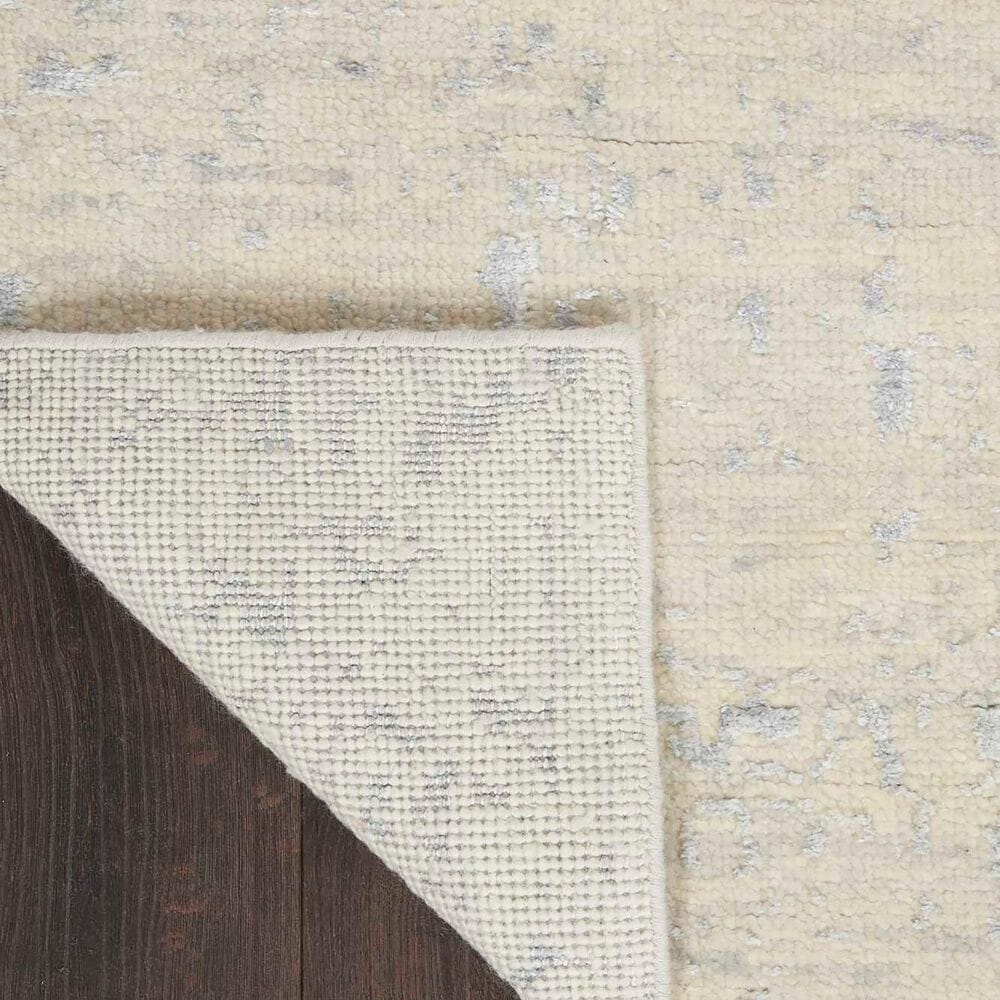 Nourison Luna 8&#39;6&quot; x 11&#39;6&quot; Ivory, Silver and Blue Area Rug, , large