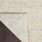 Nourison Luna 8"6" x 11"6" Ivory, Silver and Blue Area Rug, , large