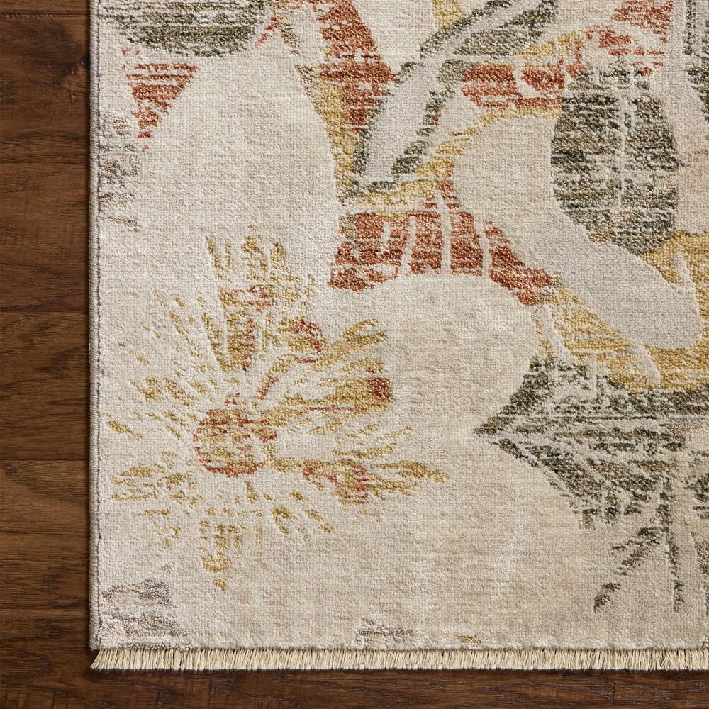 Loloi Eileen Natural and Sunrise 7&#39;10&quot; x 10&#39;2&quot; Area Rug, , large