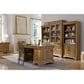 Riva Ridge Chateau Philippe 2-Piece Executive Desk and File Cabinet Set in Cognac, , large