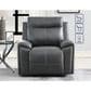 Steve Silver Gaston Manual Glider Recliner in Gray, , large