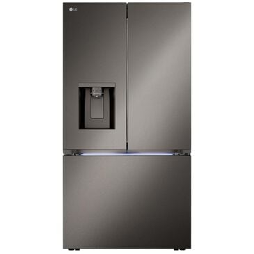 LG 26 cu. Ft 3 Door French Door, Counter Depth with Ice and Water In Printproof Black Stainless Steel, , large