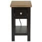 Ashley Drazmine Chairside End Table in Brown and Dark Chocolate, , large
