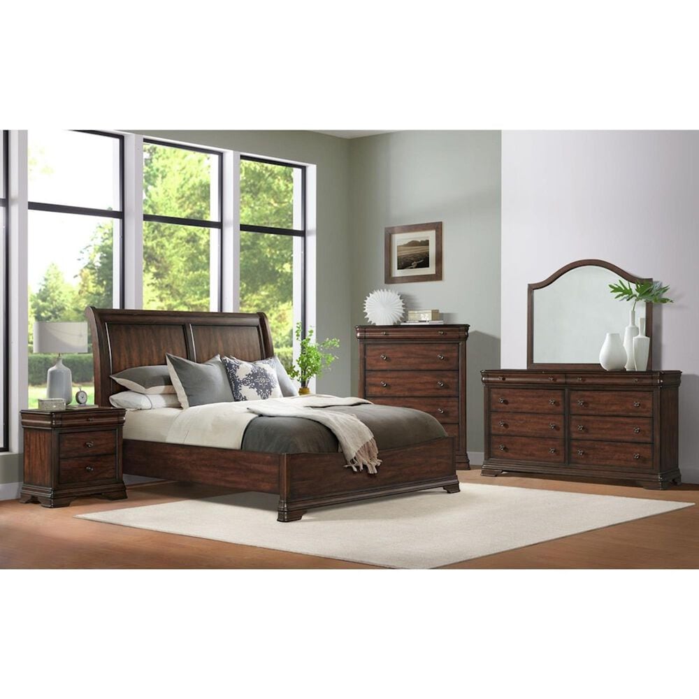 Mayberry Hill Phillipe Dresser Mirror in Cherry, , large