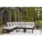 Ashley Beachloft 3-Piece Outdoor Sectional in Gray, , large