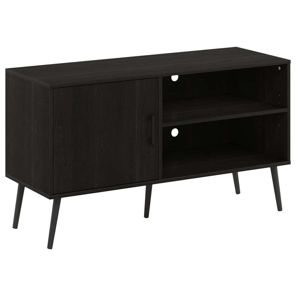 HOMLUX 43.3" TV Stand with 1-Door in Espresso, , large
