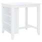 Linon Home Decor Mayfair Counter Height Space Saving Table in White - Table Only, , large