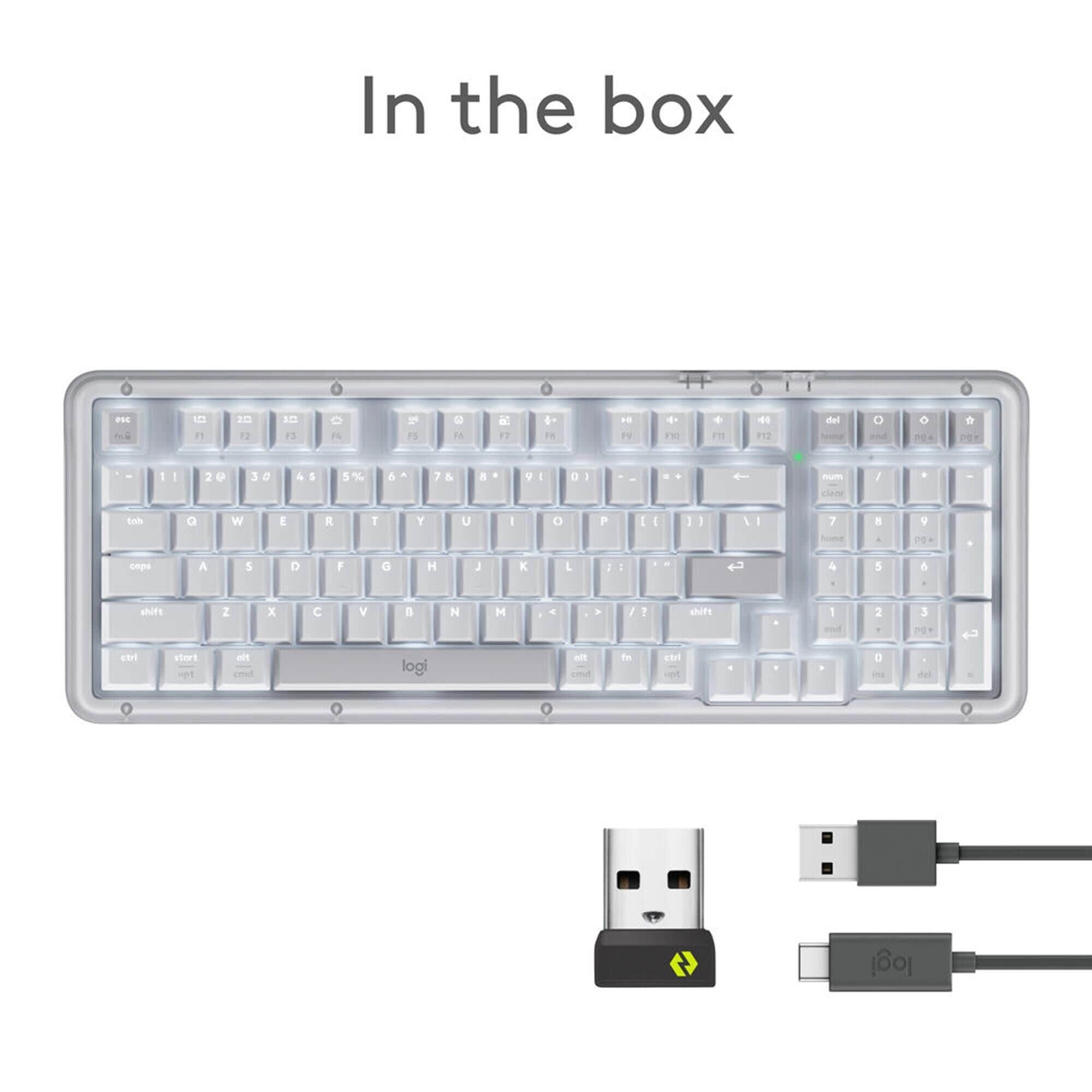 Logicool ALTO KEYS K98M ホワイト おまけ付き Alto Keys K98M Wireless Keyboard with Gasket Structure | Logitech