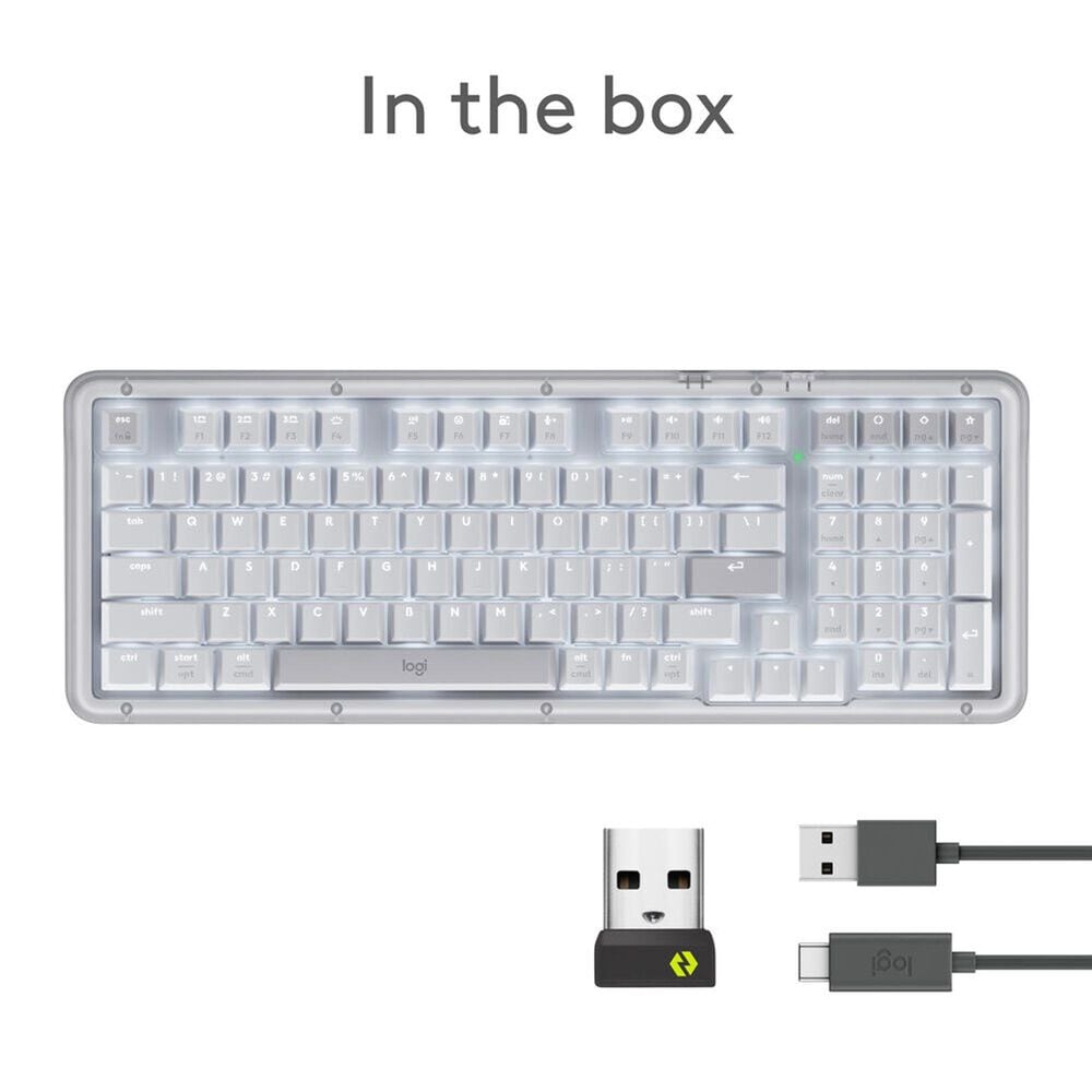 Logitech Alto Keys K98M Wireless Mechanical Keyboard in Off-White, , large