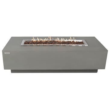 Elementi Fire Granville Rectangle Natural Gas Fire Table in Gray, , large